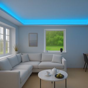 Woonkamer verlichting - RGB - 10 meter - Complete ledstrip set - Plug&Play - Koofverlichting - Plafondverlichting