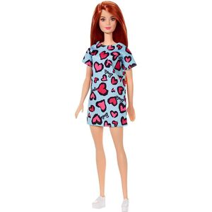 Barbie Barbiepop Trendy Blauwe Jurk Met Vlinders