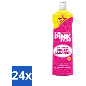 The Pink Stuff - Miracle Cream Cleaner - Allesreiniger - Voor Keuken & Badkamer - 500ml - Voordeelverpakking - 24 stuks