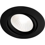 Ben Oval Inbouwspot - LED - voor Badkamer - Zwart - Verlichting