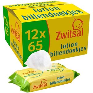 Zwitsal Lotion Billendoekjes - 12x65 Stuks