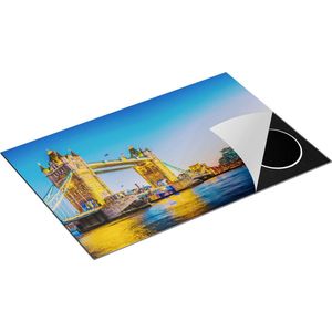 Chefcare Inductie Beschermer Tower Bridge in Londen met Verlichting - 80x55 cm - Afdekplaat Inductie - Kookplaat Beschermer - Inductie Mat