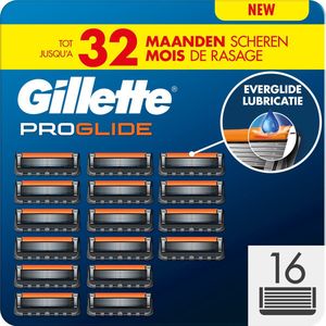 Gillette Fusion5 Proglide Scheermesje Voor Mannen - 16 stuks