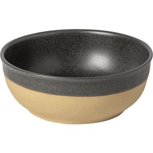 Kitchen trend - Arenito - kom poke bowl - houtskool grijs - set van 6 - 18,5 cm rond