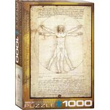 Eurographics puzzel The Vitruvian Man - 1000 stukjes