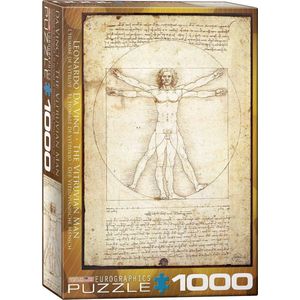 Eurographics puzzel The Vitruvian Man - 1000 stukjes