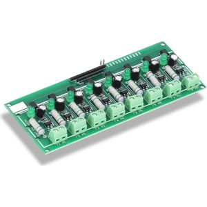 Optocoupler isolatiekaart 220V AC - 8-kanaals PLC spanningdetectie - niveau-uitgangskaart - PCB materiaal - Geschikt voor doe-het-zelf .