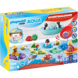 PLAYMOBIL 1.2.3 Aqua Adventskalender 2022 Badplezier - 71086