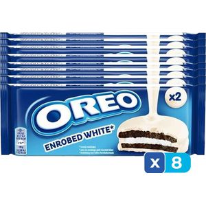 Oreo covered white - 41gr - 8 Stuks - Chocolade - Snack - Voordeelverpakking