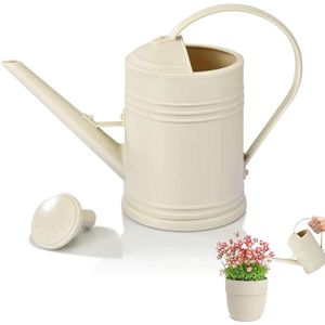 Indoor Plant Watering Can with Long Spout for Garden Flowers - Beige