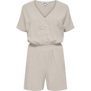 Only Broek Onlsiesta S/s Linen Bl Playsuit Pnt 15322849 Moonbeam Dames Maat - M