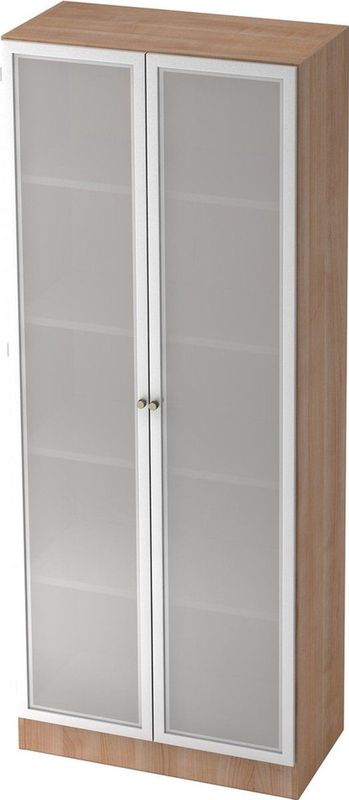 Wandkast - Walnoot/Zilver - 80 x 42 x 200,4 cm - Signa K 6100G SG