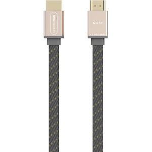 Allocacoc HDMIcable Flat Gold 1.5m cable