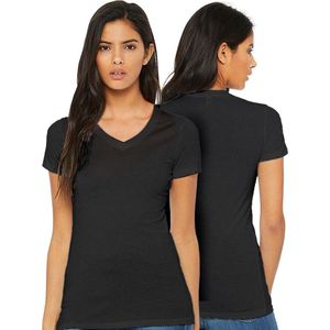 Anti Zweet Shirt - V-Hals – Krexs - Ingenaaide Okselpads – Anti Transpirant – Ondershirt - Zwart - Dames