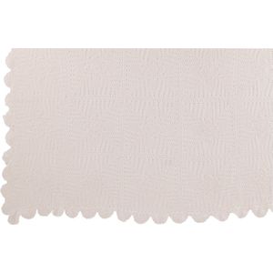J-line - Tafelkleed Mia Kant Katoen Wit - 200x135x0.5cm