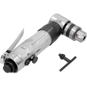 90 Graden Luchthoek Omkeerbare Boor Pneumatisch Boren Elektrisch Gereedschap met Sleutel 3/8 Inch Boorkop
