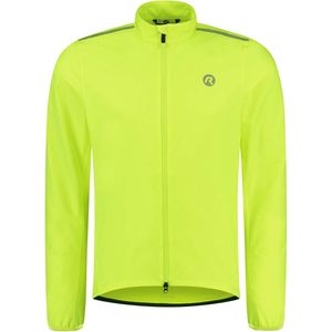 Rogelli Distance Regenjas - Fietsregenjack - Waterkolom 8000 mm - Heren - Fluor-Geel - Maat 2XL