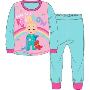 Cocomelon - Pyjama - Maat 92/98 - CoCo Melon pyjamabroek en pyjamashirt - Katoen