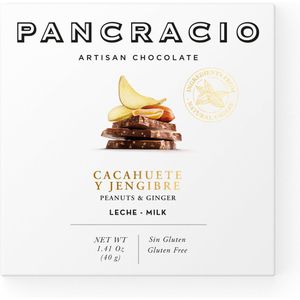 Pancracio - Chocolade - Melk - Pinda en Gember - 5 kleine tabletten
