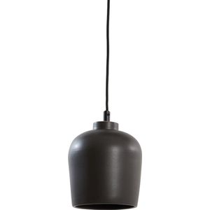 Light & Living Hanglamp Dena - 18cm - Mat Zwart
