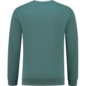 Purewhite - Heren Loose Fit Sweaters Crewneck LS - Faded Green - Maat XS