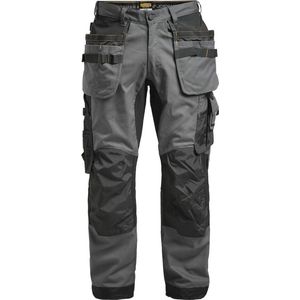 Jobman 2164 Stretch Trousers HP 65216418 - Donkergrijs/Zwart - D116