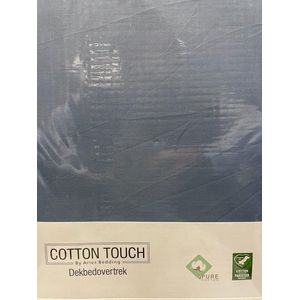Cotton Touch dekbedovertrek - 140x200cm - turquoise