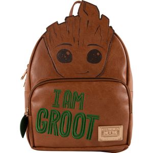 Marvel - I am Groot - kleine rugzak - 27cm x 21cm - dubbele ritssluiting - 3 vakken