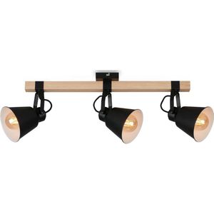 Briloner Leuchten TALLE - Spotlight - 2406- 035 - 3-vlam - draai- en zwenkbare spot - gloeilampen niet inbegrepen - max. 40 W - IP20 - 68 x 14,5 x 24 cm