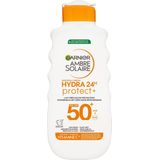Garnier Ambre Solaire Hydra 24H Protect Lotion Zonnebrandcrème SPF 50+ 175ml - Niet vet - waterresistent – Vitamine Cg - Beschermt en hydrateert