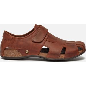 Panama Jack FLETCHER BASICS C5 - Volwassenen Heren sandalen - Kleur: Cognac - Maat: 43