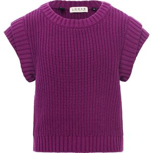 LOOXS 10sixteen 2332-5065-274 Meisjes Sweater/Vest - Maat 116 - Paars van 60% Cotton 40% acryl
