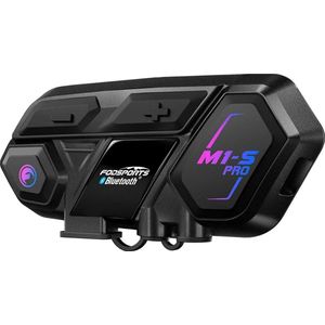 Motorfietsintercom - Motorfietshelm - Bluetooth - Headsets - Handsfree - Communicator - Intercom - 2000M Koppelbaar tot 6 Bestuurders - Bluetooth Helm Headset - Communicator BT Interphone