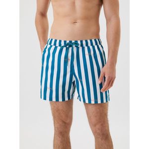 Björn Borg - Swim Shorts - Heren - Zwembroek - Maat S -Blauw/Wit