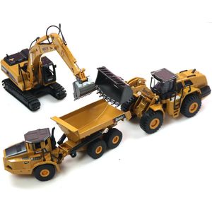 Graafmachine Speelgoed - Vrachtwagen - Werkvoertuigen - Kraan Set - Bulldozer - Zandbak Truck - Voor Jongens - Buitenspeelgoed