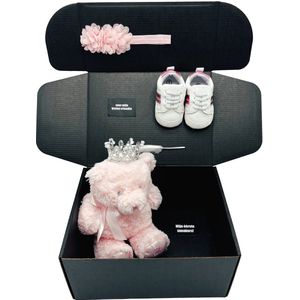 Cadeau meisje - dreumes - kraamcadeau - teddybeer - kan ook rechtstreeks als cadeau worden verstuurd