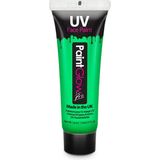 PaintGlow - UV Face & Body paint - Blacklight verf - Festival make up - 12 ml - groen
