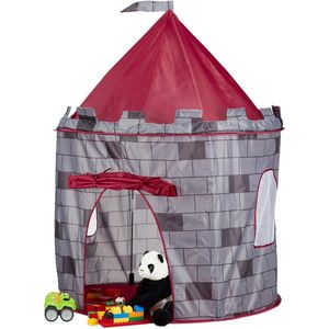 Speeltent Castle Grijs - Kinderen Speeltent Kasteel HxBxD: 125 x 105 x 105 cm Speeltent Kinderkamer Speelhuis