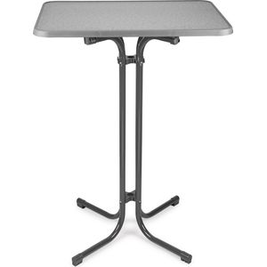 Wicotex-Statafel - grijs- 60x80cm rechthoek - statafels - cocktailtafel - hoge staan tafel - staantafels - staantafel - partytafel-sterk frame