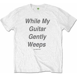 The Beatles Heren Tshirt -2XL- My Guitar Gently Weeps Wit