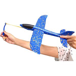 Speelgoed Vliegtuig XXL met Katapult - Tozy Zweefvliegtuig- Zweefvliegtuigen