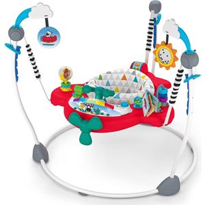 Baby Jumper Speelgoed - Kinderspeelgoed 1 & 2 Jaar - Bouncer - Wit met Rood