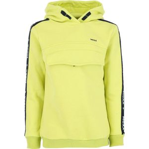 Hoodie With Kangeroo Pocket Jongens - Neon Geel - Maat 98-104