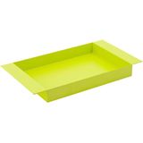 Remember - Dienblad Ryo Klein Lime 27 x 47 cm - Metaal - Groen -