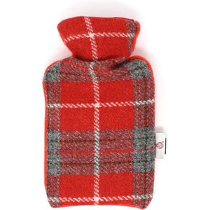 Kruik Rood Grijs - 500 ml - Harris tweed - Handgemaakt in Schotland - Caroline Wolfe