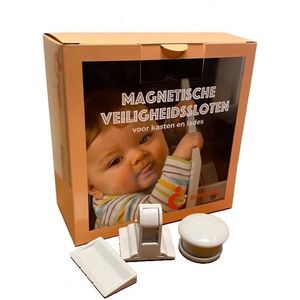 Magnetisch Kinderslot - 10 Sloten + 2 magneetsleutel - Baby Beveiliging - Kast, Deur en Lade slot – Baby veiligheid magneten