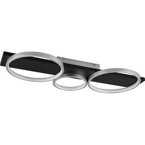 Plafondlamp Trio Leuchten Medera zilver