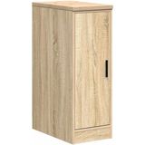 vidaXL - Garagekast - 30x51x85 - cm - massief - grenenhout - sonoma - eikenkleurig