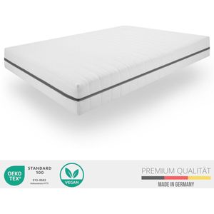 Matras 100x200 - 7 zones - orthopedisch matras - koudschuim - matras stevig - 15cm