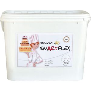 Smartflex Fondant - Rolfondant - Wit Velvet Vanille 10kg